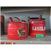 Image 1 : 2 Vintage 1 Gallon Metal Gas Cans