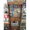 Image 1 : Interior Lit Wood & Glass Shelf