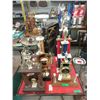 Image 1 : 9 Large Vintage Sports Trophies