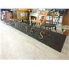 Image 1 : 10 Foot Long "D. Alene's" Wood Sign