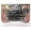 Image 2 : 10 Oz Year of the Monkey .999 Fine Silver Bar