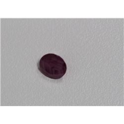 1.66ct Round Shape Ruby Dimension 7.1x4.6