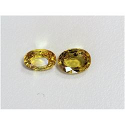 3.63ct Oval Shape Yellow Sapphire Dimension 8.1x6.3x3.8