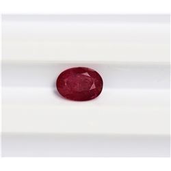 1.39ct Oval Shape Ruby Dimension 8x5.9x2.8