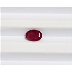 1.30ct Oval Shape Ruby Dimension 8.1x5.9x3.5