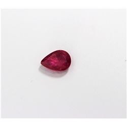 1.08ct Pear Shape Ruby Dimension 7.9x5.9x2.5