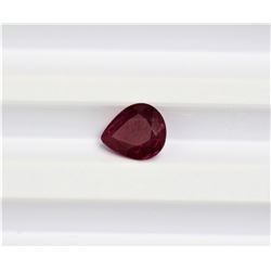 1.87ct Pear Shape Ruby Dimension 8.5x7.3x3.4