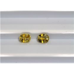 1.63ct Round Shape Yellow Sapphire Dimension 5.9x4.8x3.2