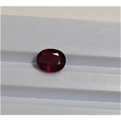 1.70ct Oval Shape Ruby  Dimension