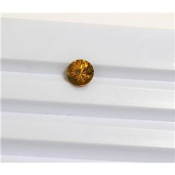 1.41ct Round Shape Yellow Sapphire Dimension 6.8x4.3