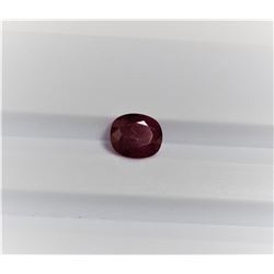 1.26ct Burma Ruby Cushion Dimension 7x6.1x3
