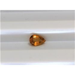 0.60ct Pear Shape Yellow Sapphire Dimension 6.1x4.2x2.6