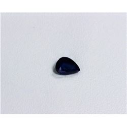2.12ct Pear Shape Blue Sapphire Dimension8.7x6.6x4.5