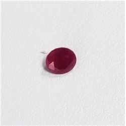 1.07ct Round Shape Ruby Dimension 6.1x4