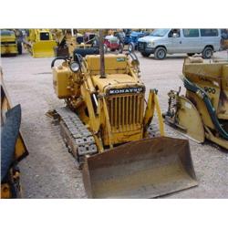 2 CYLINDER, KOMATSU DIESEL, 10'' TRACKS