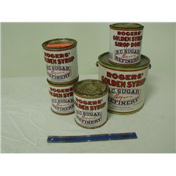 Roger Syrup Tins