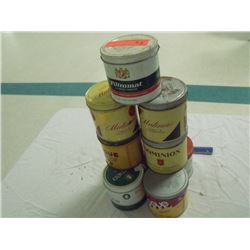 9 Tobacco Tins