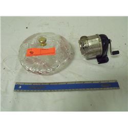 Dish and Pencil Sharpener