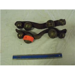 2 Sets Back Strap Horse Bell