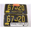 Image 1 : MB 1958 License plates