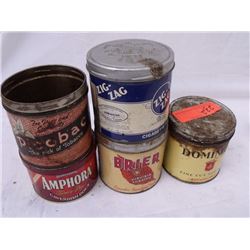 Lot of Tobacco tins