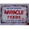 Image 1 : Miracle Feeds Porcelain sign