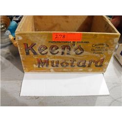 Keens Mustard box