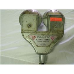Double Parking Meter Head, 5, 10, 25 cents works