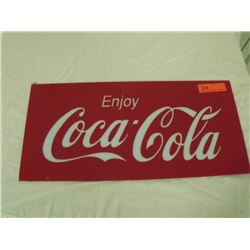 Plastic Coke Sign