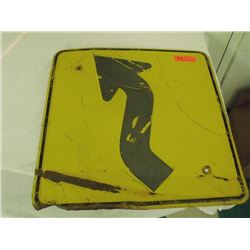 Metal Curve Sign