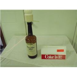 Plastic Coke Sign 12x7