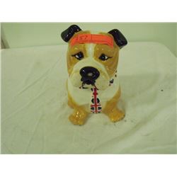 English Bulldog Cookie Jar