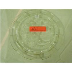 Depression Glass Cake Plate