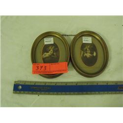 2 Oval Pictures