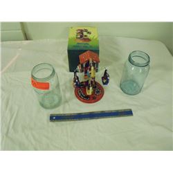 2 Quart Jars Crown/Gem