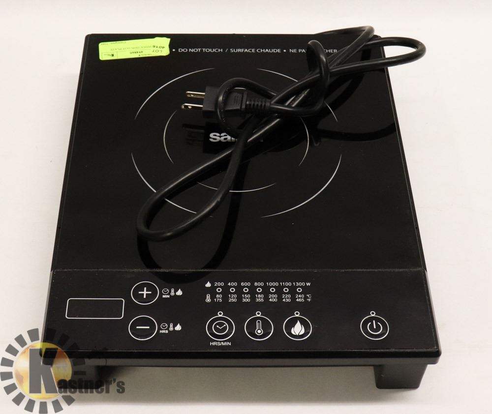 SALTON INDUCTION HOT PLATE Kastner Auctions SALTON INDUCTION HOT PLATE Kastner Auctions