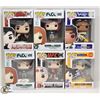 Image 1 : LOT OF 6 VARIOUS FUNKO POP FIGURES