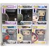 Image 1 : LOT OF 6 VARIOUS FUNKO POP FIGURES
