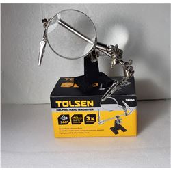 3)  TOLSEN HELPING HANDS 3X MAGNIFIER