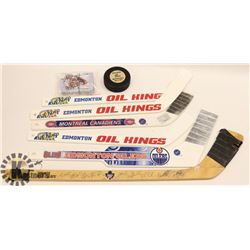 LOT OF 27 HOCKEY TRADING CARDS AND LOT OF MINI