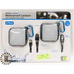NEW UBIOLABS WATERPROOF LANTERN 2 PACK