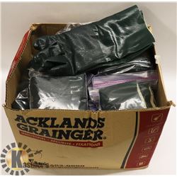 BOX OF COATED WORK GLOVES