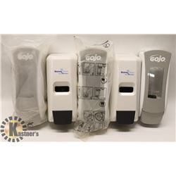 LOT OF 5 NEW COMMERCIAL SOAP, HAND SANITIZER