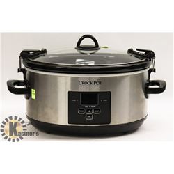 LARGE 6 QUART CROCK POT BRAND CROCK POT