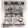 Image 1 : SEALED 4 WEISER ROUND POCKET DOOR LOCK