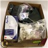 Image 1 : BOX OF COATED WORK GLOVES, SPRAY BOTTLE (SPRAYER