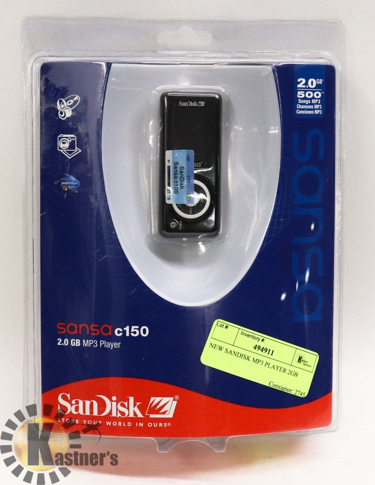 NEW SANDISK MP3 PLAYER 2GB