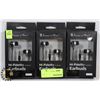 Image 1 : BUNDLE OF 3 HI-FIDELITY EARBUDS