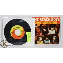 ORIGINAL BEACH BOYS 45 OF GOOD VIBRATIONS WITH