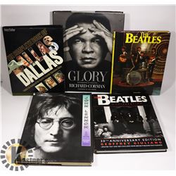LOT OF ASSORTED BOOKS, BEATLES, RICHARD CORMAN